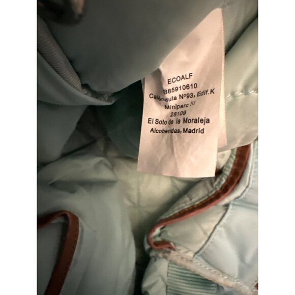 Ecoalf Blue Purse Utility Bag Multiple Zip Pockets Detachable Shoulder Strap - Picture 7 of 8